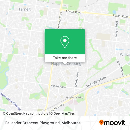 Callander Crescent Playground map