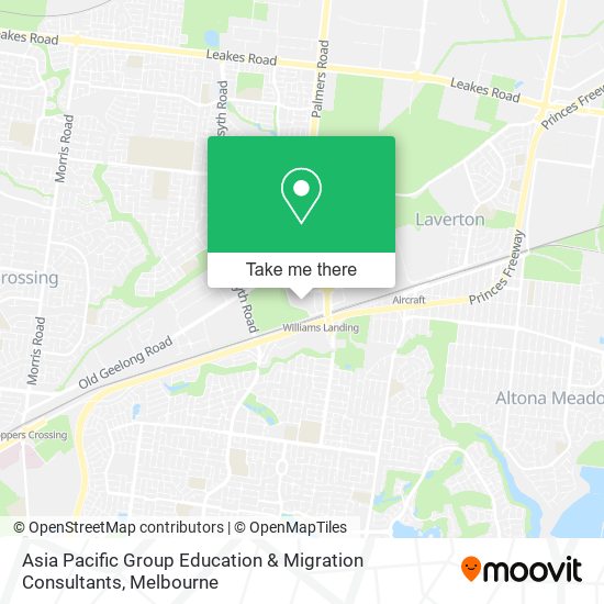 Asia Pacific Group Education & Migration Consultants map