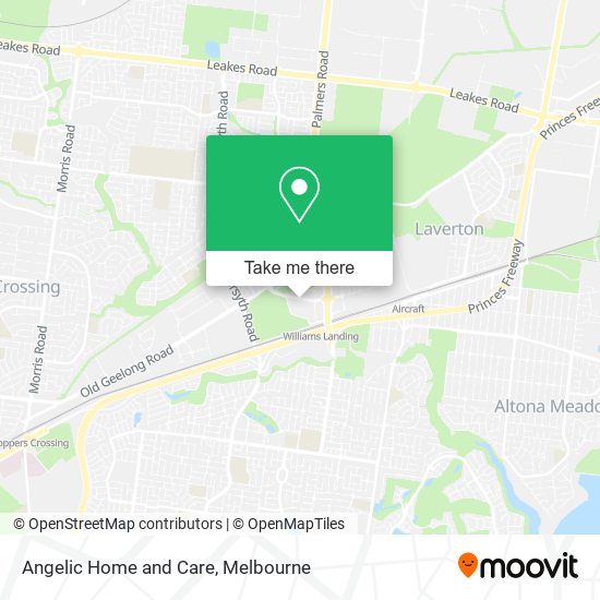 Angelic Home and Care map