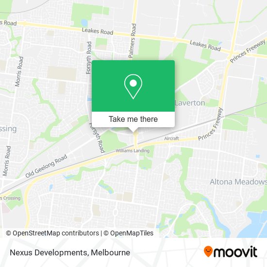 Nexus Developments map