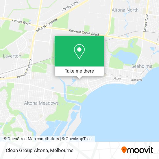 Mapa Clean Group Altona