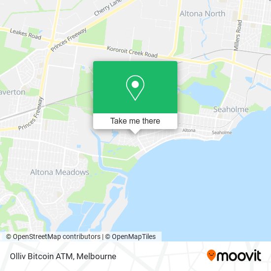 Olliv Bitcoin ATM map
