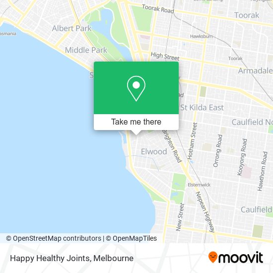 Happy Healthy Joints map