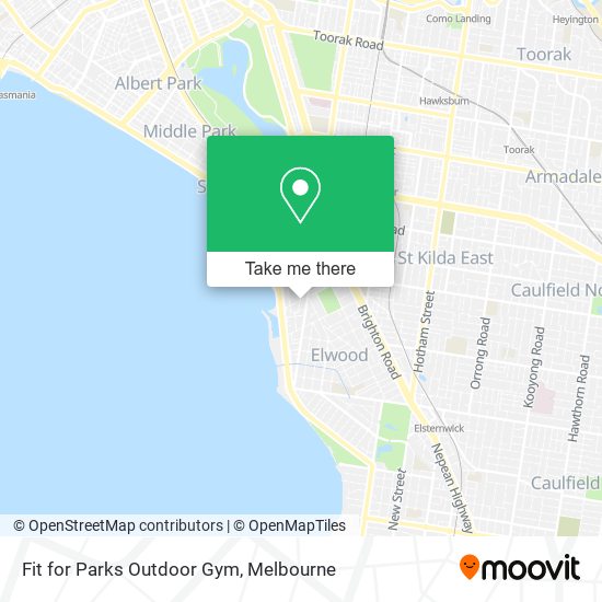 Mapa Fit for Parks Outdoor Gym