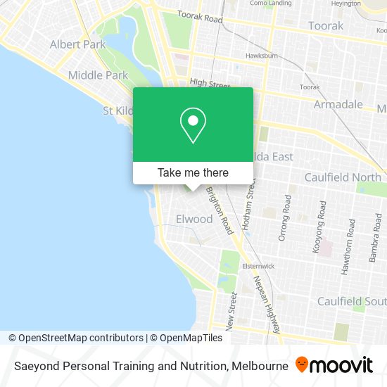 Saeyond Personal Training and Nutrition map
