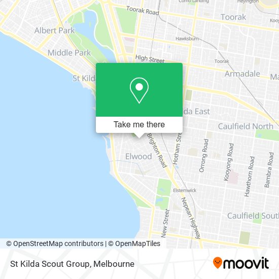 St Kilda Scout Group map