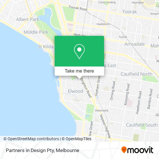 Partners in Design Pty map