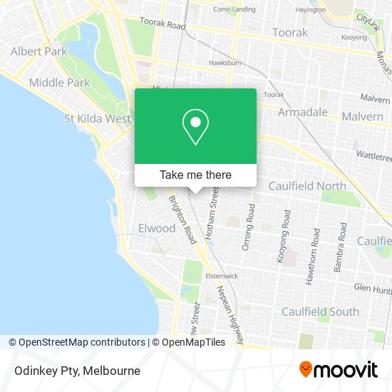 Odinkey Pty map
