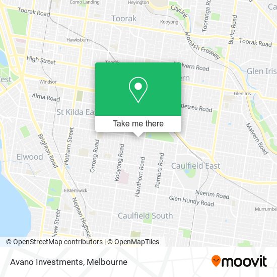 Avano Investments map