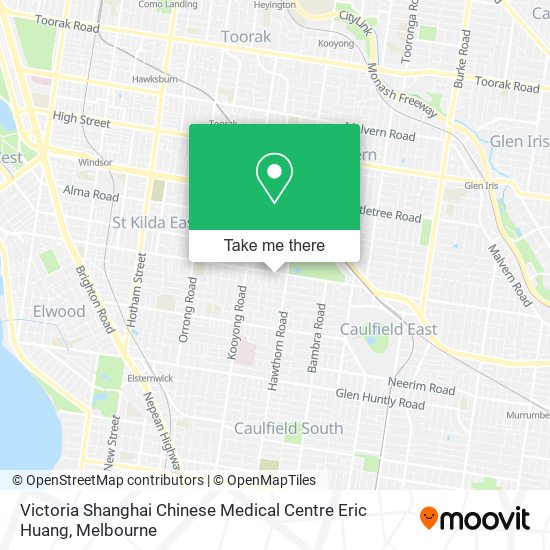 Victoria Shanghai Chinese Medical Centre Eric Huang map