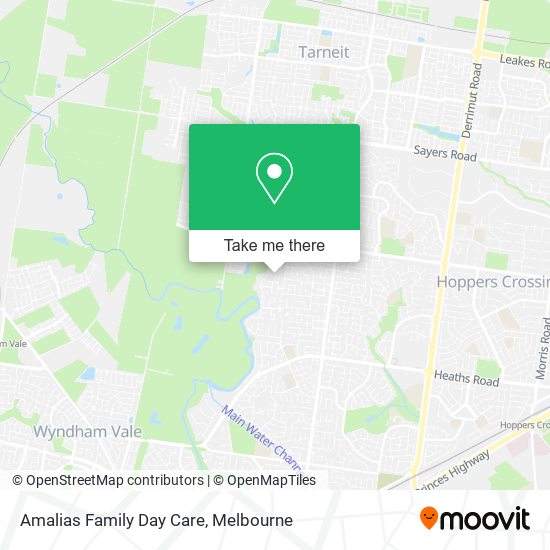 Amalias Family Day Care map