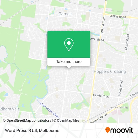 Word Press R US map