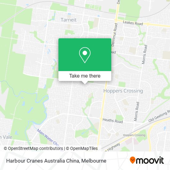 Harbour Cranes Australia China map