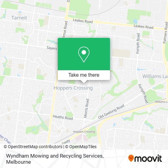 Wyndham Mowing and Recycling Services map