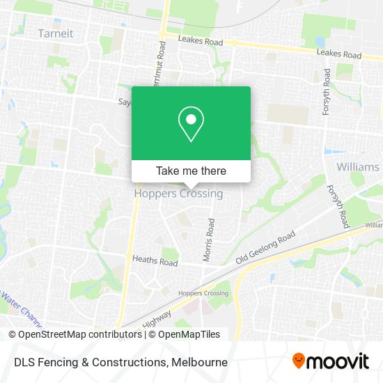 DLS Fencing & Constructions map