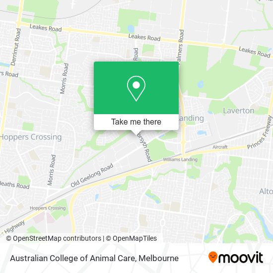 Mapa Australian College of Animal Care