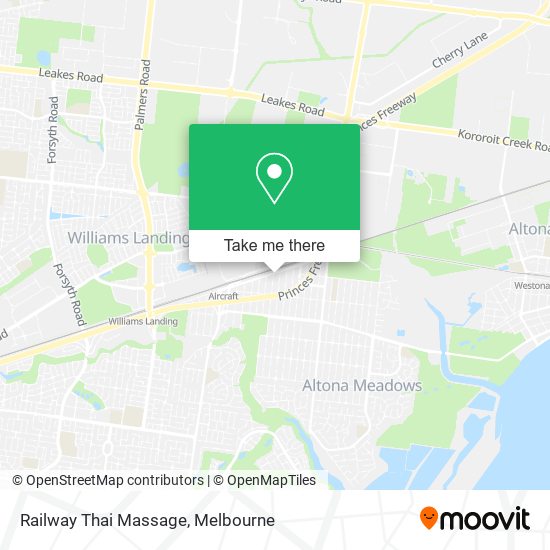 Railway Thai Massage map