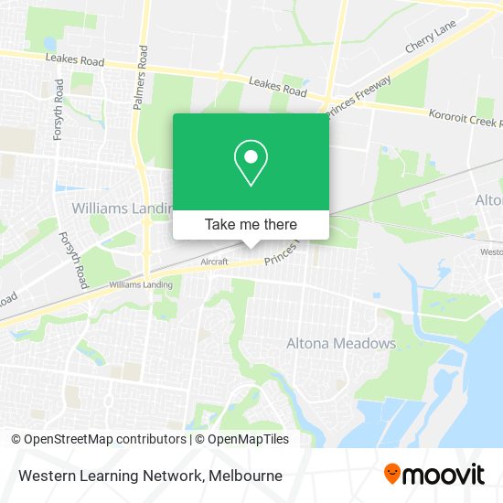 Western Learning Network map