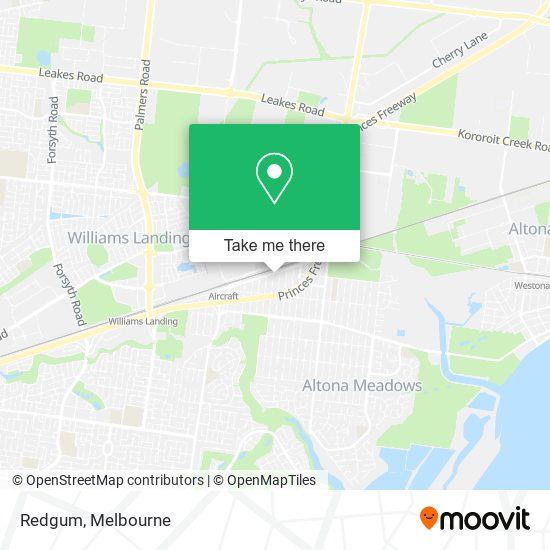 Redgum map