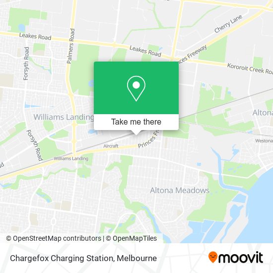 Chargefox Charging Station map