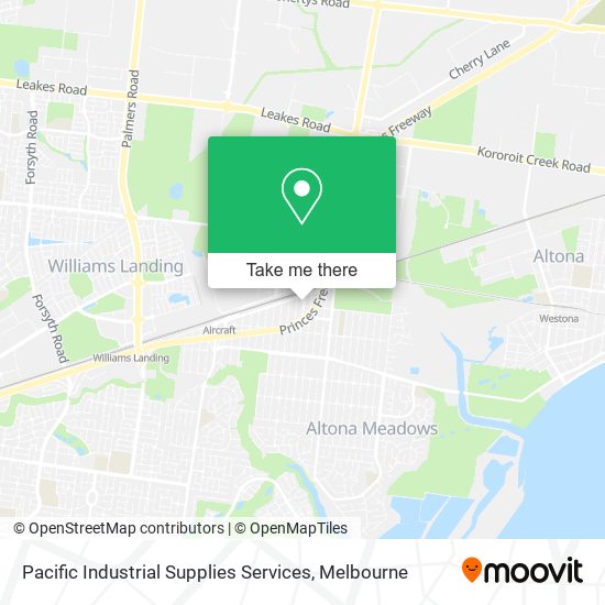 Pacific Industrial Supplies Services map