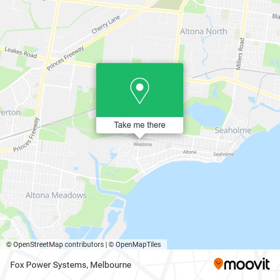 Fox Power Systems map
