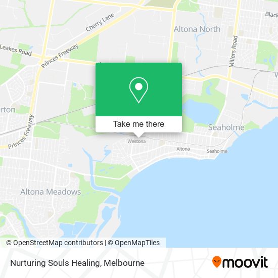 Nurturing Souls Healing map