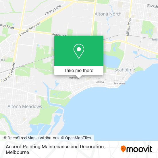 Accord Painting Maintenance and Decoration map