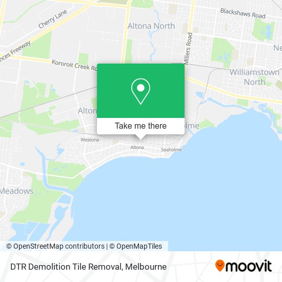 DTR Demolition Tile Removal map