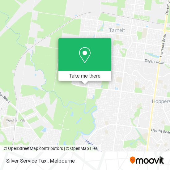 Silver Service Taxi map