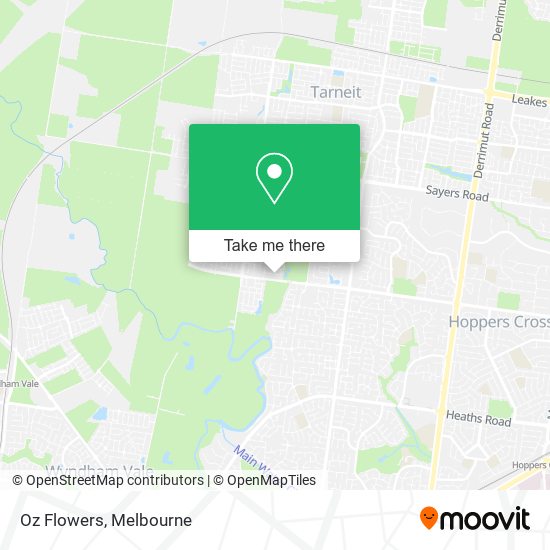 Oz Flowers map