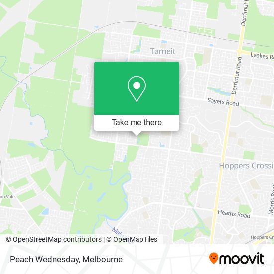 Peach Wednesday map