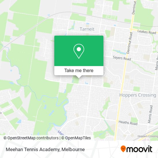 Meehan Tennis Academy map