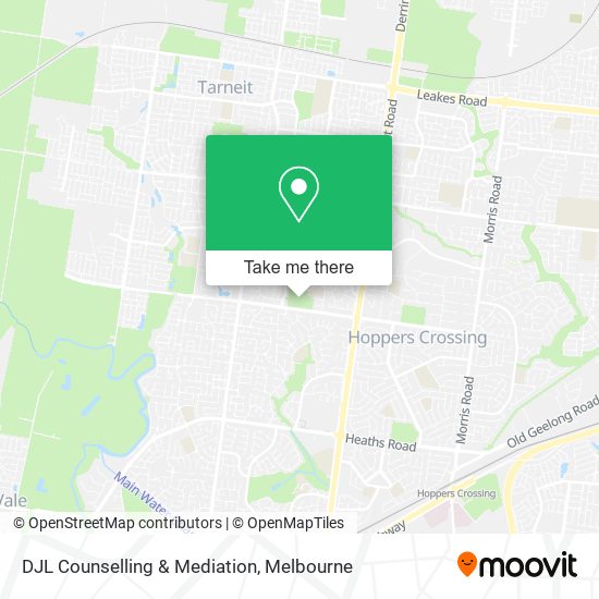 DJL Counselling & Mediation map