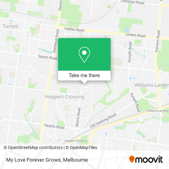 My Love Forever Grows map