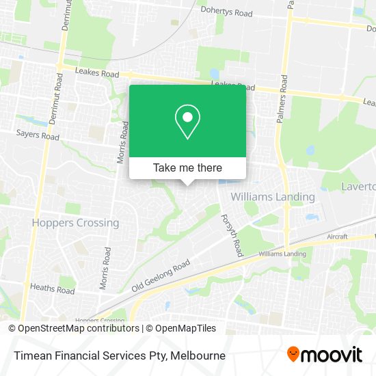 Timean Financial Services Pty map