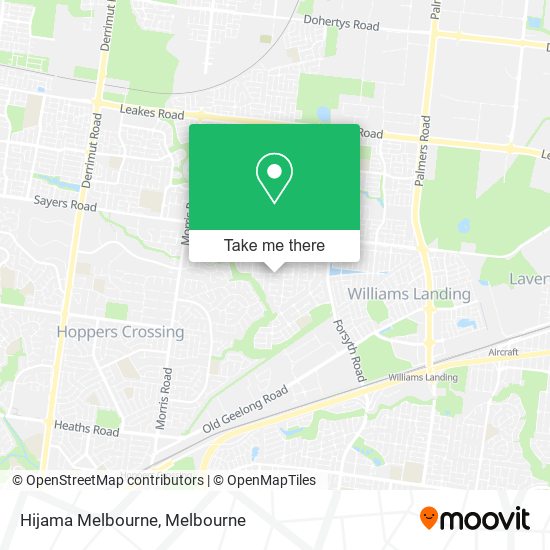 Hijama Melbourne map
