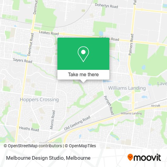 Melbourne Design Studio map