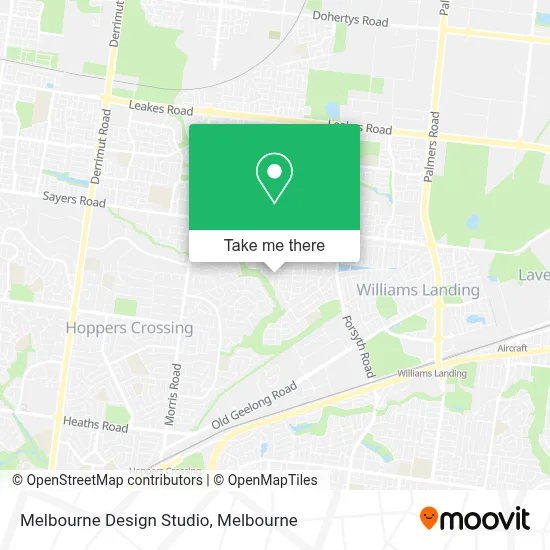 Mapa Melbourne Design Studio