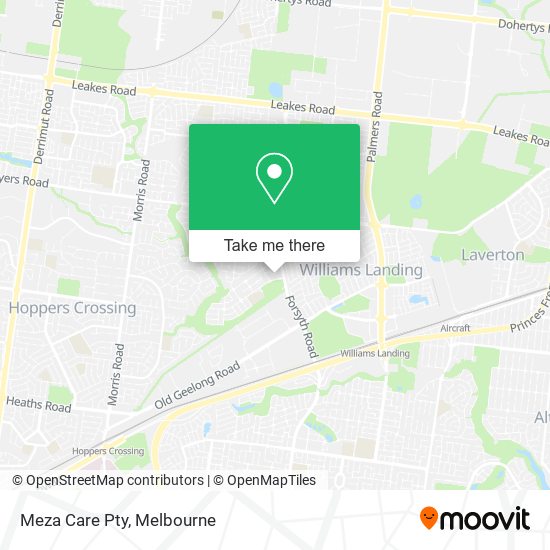 Meza Care Pty map