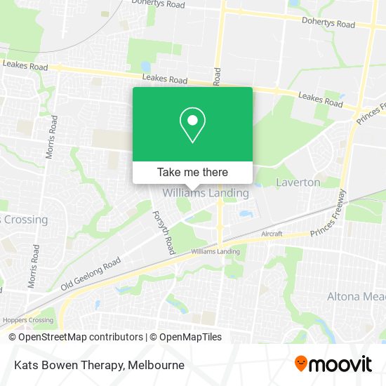 Kats Bowen Therapy map