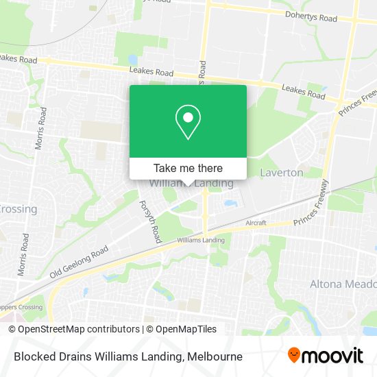 Blocked Drains Williams Landing map