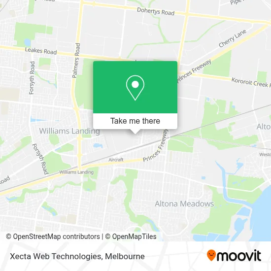 Mapa Xecta Web Technologies