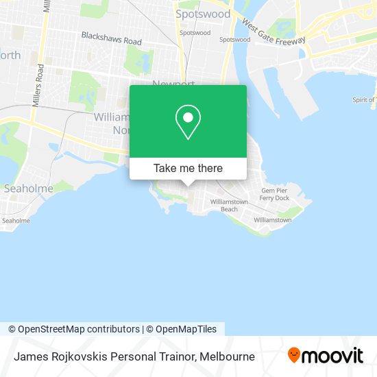 James Rojkovskis Personal Trainor map