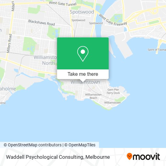 Waddell Psychological Consulting map