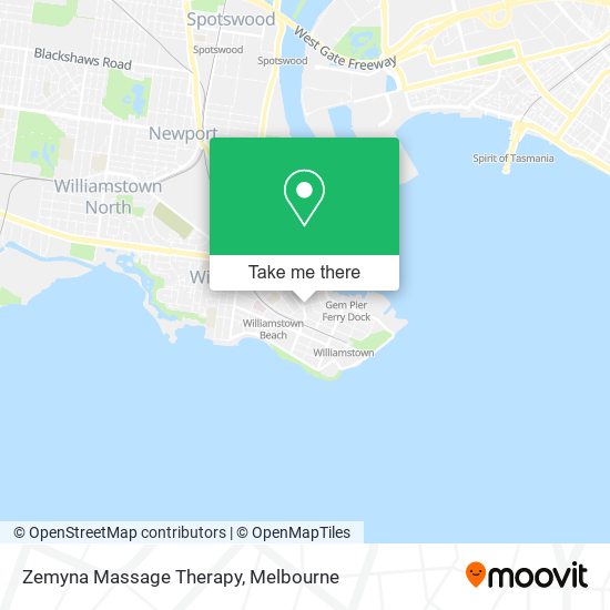 Mapa Zemyna Massage Therapy