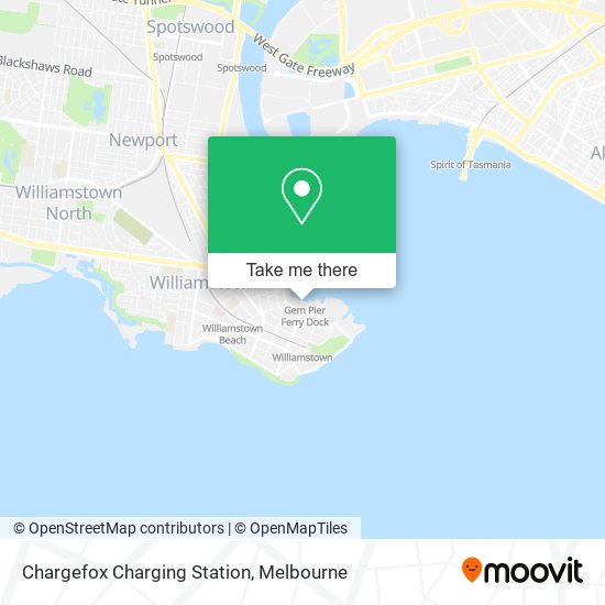 Mapa Chargefox Charging Station