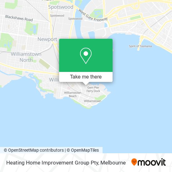 Heating Home Improvement Group Pty map