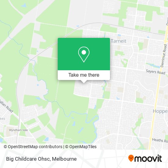 Big Childcare Ohsc map