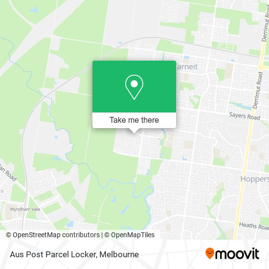 Aus Post Parcel Locker map